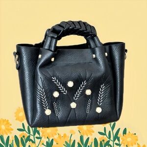 NWOT Small Black Crossbody Bag